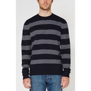 Reiss Mens Crewneck Striped Sweater